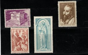 Greece #535 - #538 Very Fine Mint Original Gum Hinged Set