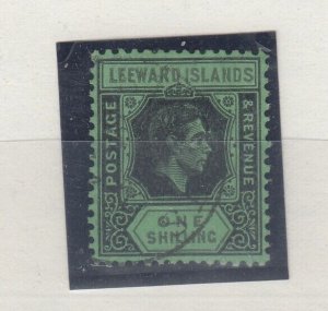 Leeward Islands KGV/1942 1/- SG110bb VFU J6409