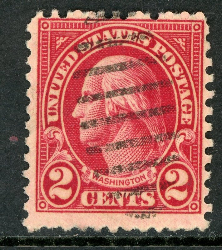 USA 1928 Washington 2¢ Carmine Type 2 Perf 11x10½ Scott # 634A VFU D732 