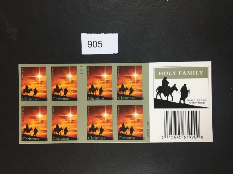 MOMEN: US STAMPS # 4711c IMPERF BOOKLET PANE FOREVER MINT NH $35 LOT #E 905