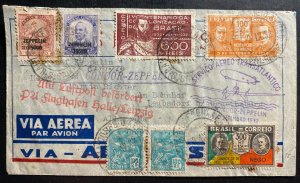 1932 Rio de Janeiro Brazil Graf Zeppelin Condor LZ 127 cover to Germany