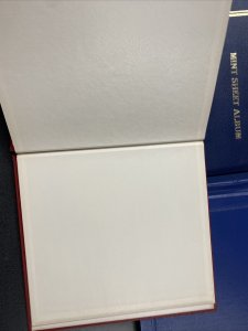 5x Mint Sheet Albums - ( One Empty )