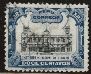 Peru  Scott 165 Used stamp 1905