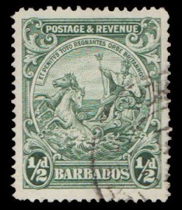 BARBADOS STAMP 1925. SCOTT # 166. USED. # 4