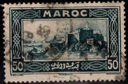 French Morocco Scott 135 Used