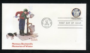 US 1768 Christmas 1978 Madonna UA Fleetwood cachet FDC
