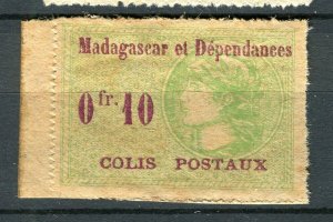 FRENCH COLONIES; MADAGASCAR early 1900s Colis Postaux Mint 10c. value