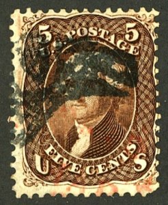 U.S. #76 USED FANCY CANCEL