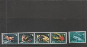 Norway  Scott#  1510-1514  MNH  (2007 Marine Life)