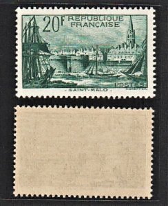 France 1938 Port of St. Malo (1v, Top Value 20fr) Fresh MNH CV$80