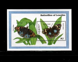 Lesotho 1993 - Butterflies - Souvenir Stamp Sheet - Scott #968 - MNH