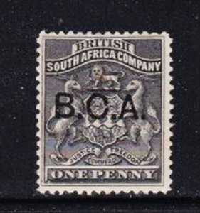 Album Treasures British Central Africa Scott # 1  1p BCA Overprint  Mint Hinged