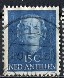 Netherlands Antilles 1950: Sc. # 218; Used Single Stamp