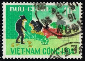 Viet Nam (South) #324 Rural Construction; Used (0.30)