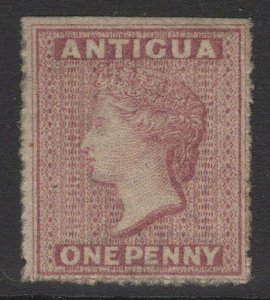 ANTIGUA SG5 1863 1d ROSY MAUVE MTD MINT