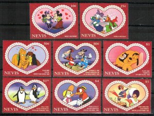 Nevis Stamp 886-893  - Disney Valentines