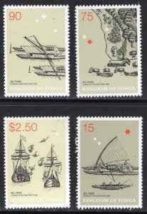 Thematic stamps TONGA 2003 ABEL TASMAN COMMEM 1580/3 mint