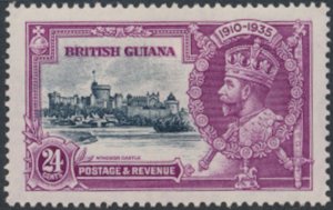 British Guiana SG 304 Mint Hinged  Sc# 226 see details and scans Silver Jubil...