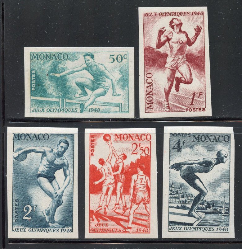 Monaco # 204-8, Mint Never Hinge.