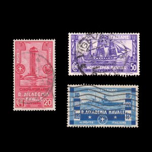 ITALY STAMP 1931. SCOTT # 265 - 67. USED. SET - 2