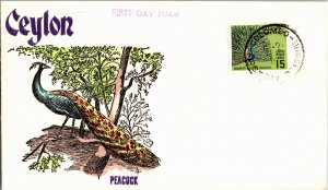 Ceylon, Birds, Worldwide First Day Cover