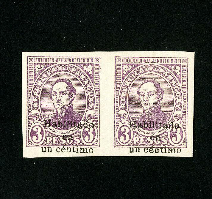 Paraguay Stamps # 403 LH Imperf Pair