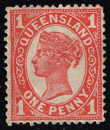 Australia-Queensland #113 Queen Victoria; Used (0.60)