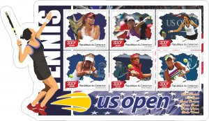 Stamps. Sports. Tennis US open  2020 year 1+1 sheets perforated