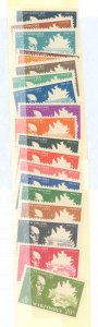 Martinique #198-216  Single (Complete Set)