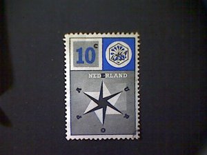 Netherlands, Scott #372, used (o), 1957, United Europe, 10c