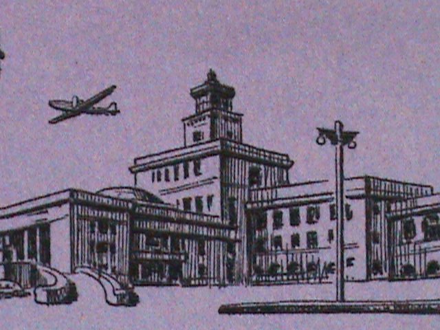 ​CHINA STAMP:1959-SC#416 -BEIJING AIR PORT-CTO STAMP LIKE MINT.