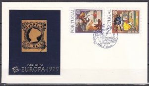 Portugal, Scott cat. 1423-1424. Europa-Mail Delivery issue. First day cover. ^