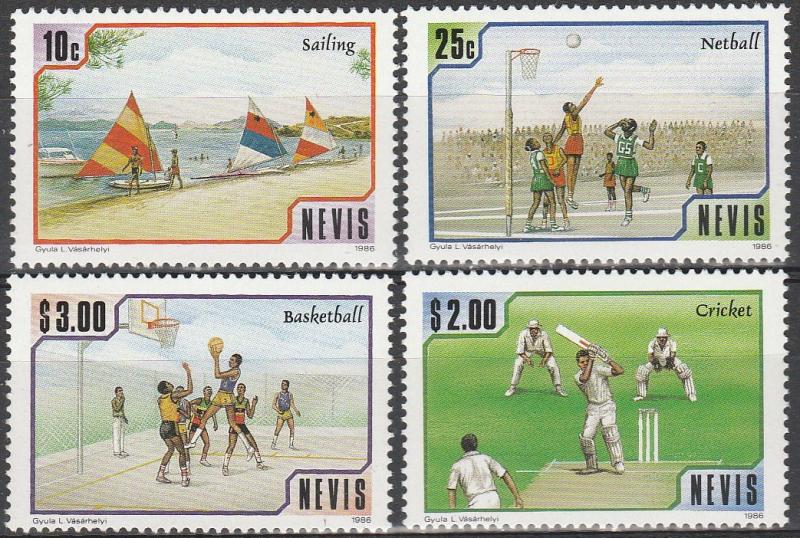 Nevis #525-8  MNH  CV $5.95 (S2871)