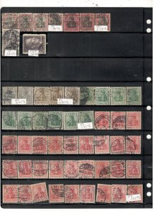 GERMANY COLLECTION ON STOCK SHEET MINT/USED