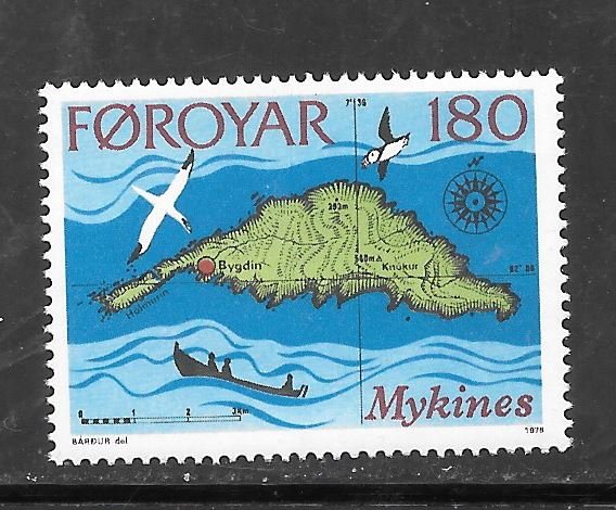 Faroe Islands #35 MNH Single.