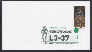 US 5577 Star Wars Droids L3-37 DCP FDC 2021