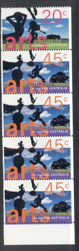 Australia 1996 Arts Council booklet pane MUH