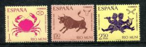 Rio Muni 70-72, MNH Zodiac 3v 1968. x17161