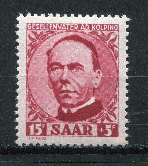 SAAR Germany 1950 Mi 289 Sc B74 MNH CV 32 euro Adolph Kolping Lot 11 4344