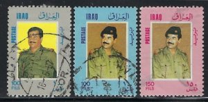 Iraq 1268-70 Used 1986 issues (ak3960)