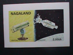 ​NAGALAND-PROMOTION SALES-NEWTONS SPACE TELESCOPE-MNH IMPERF S/S VERY FINE