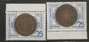 URUGUAY   SC #   792 - 3  MNH