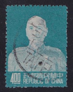 Republic of China   #1088   Taiwan  1953  used  Chiang Kai-shek $4