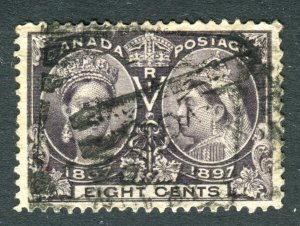 Canada 1897 QV. Jubilee. 8c slate violet. Used. SG130.