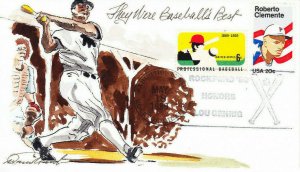 Wild Horse Hand Painted Gehrig Baseball's Best #1381 #2097 Rockford Show '89