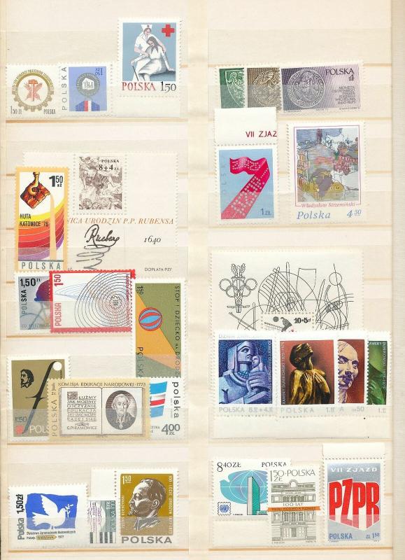 Poland Air Ships Cars Art MNH(Appx 50 Stamps) (KR 623