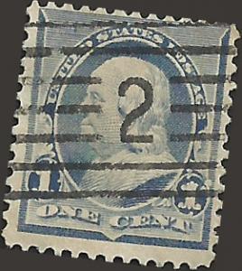 # 219 DULL BLUE USED BEN FRANKLIN SCV-0.75