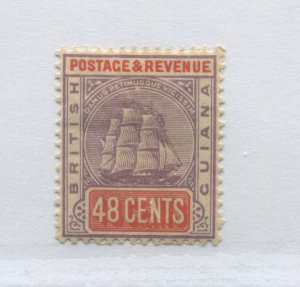 British Guiana 1889 48 cents mint o.g. hinged