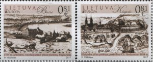 Lithuania 2017 MNH Stamps Scott 1106-1107 Europa CEPT Castles