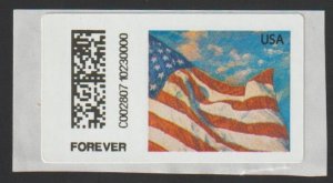 CVP91 - (49c) - Flag - Computer Vended Postage - MNH Single